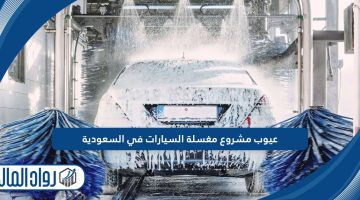 عيوب ومميزات مشروع مغسلة السيارات في السعودية