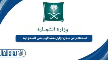 خطوات الاستعلام عن سجل تجاري مشطوب في السعودية